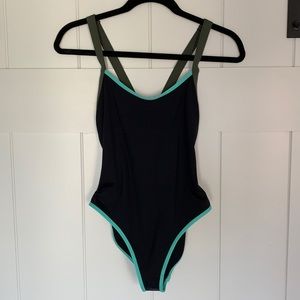 L*Space one piece cross back suit